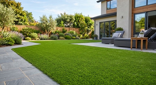 Artificial turf installation example 1