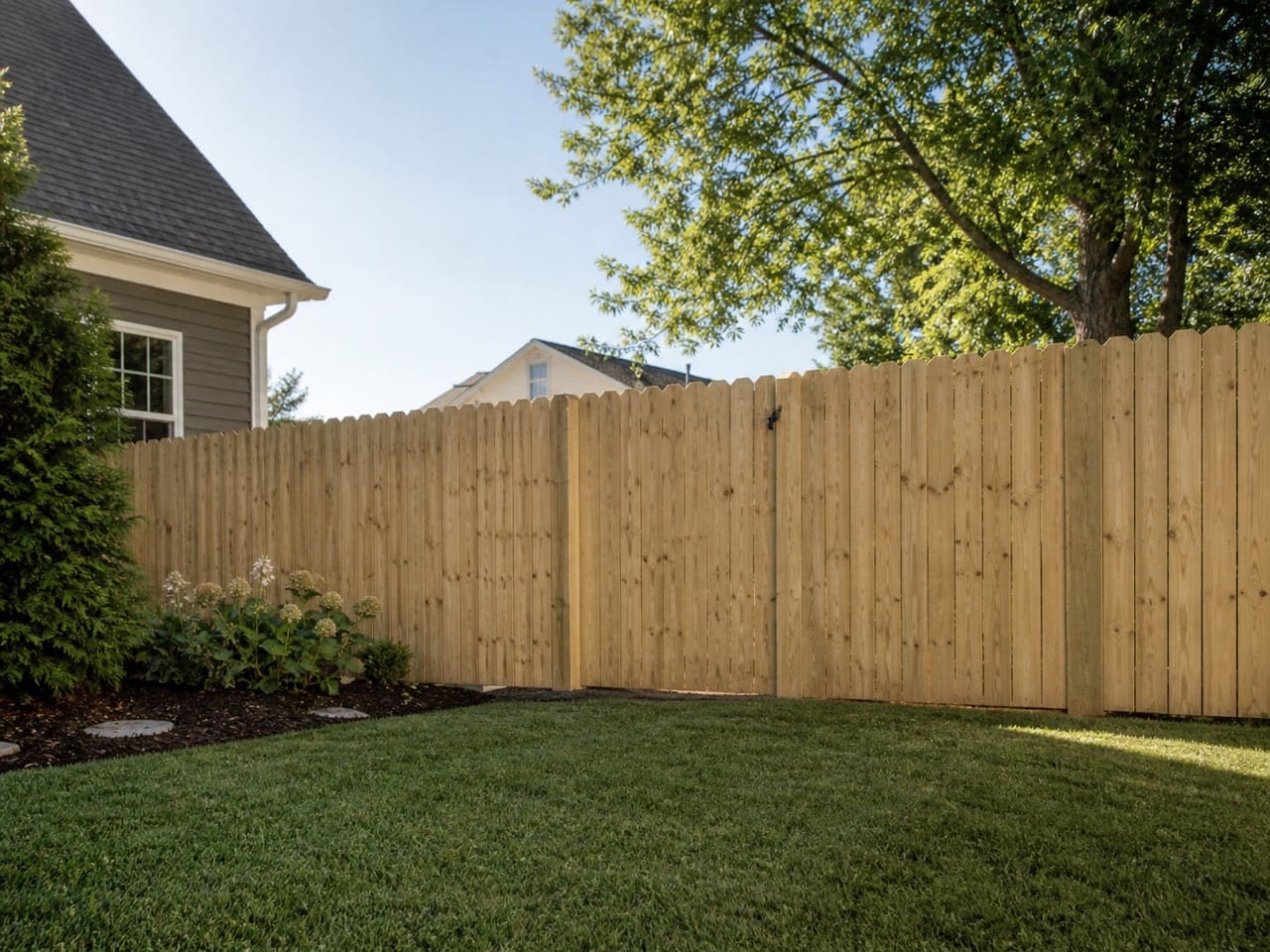 Cedar fence
