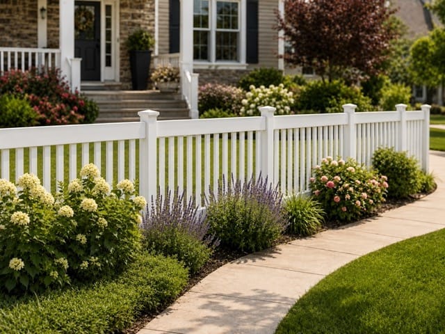 Baltimore vinyl fence related installation example 1