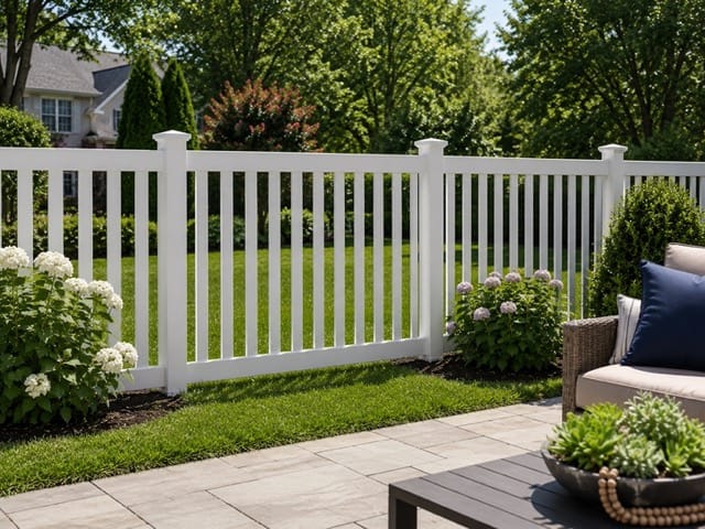 Baltimore vinyl fence related installation example 2