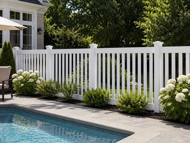 Baltimore vinyl fence related installation example 3