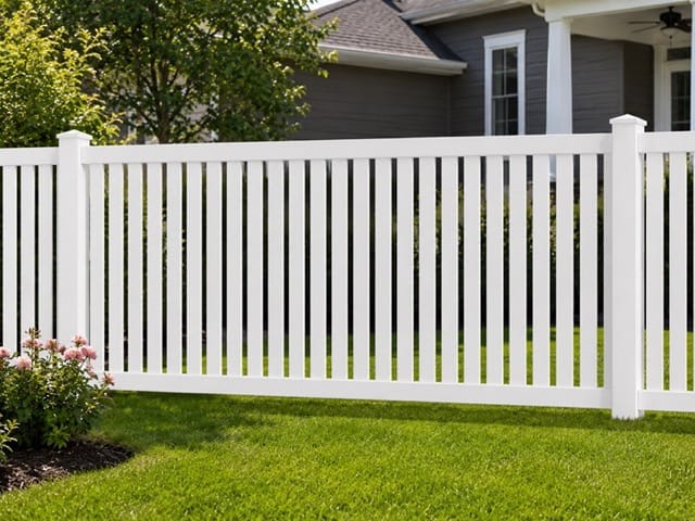 Cape Charles vinyl fence related installation example 1