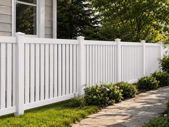 Cape Charles vinyl fence related installation example 3
