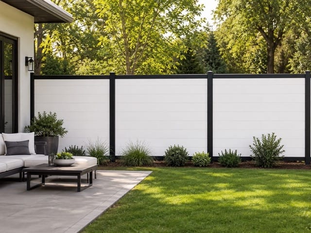 Garwood vinyl fence related installation example 1