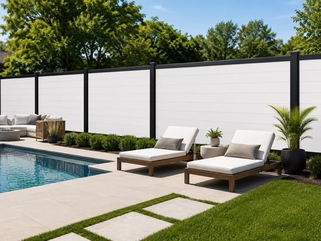 Garwood vinyl fence related installation example 2