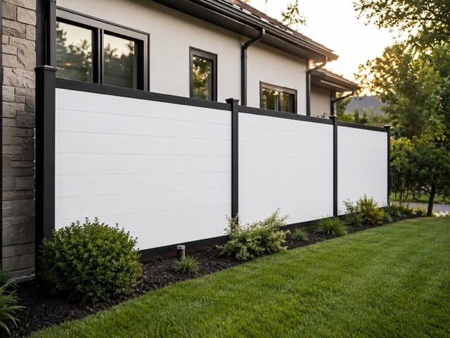Garwood vinyl fence related installation example 3