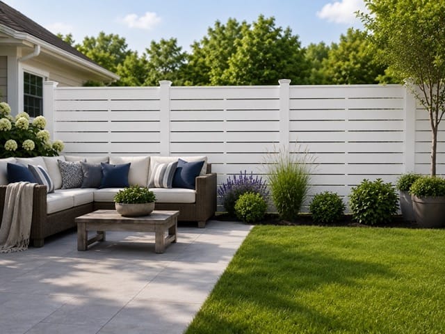 Tempest vinyl fence related installation example 1